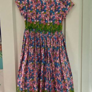 High End Designer Joan Calabrese girls party dress size 14